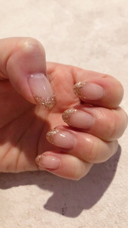 たらちゃん☆follow back100 on LIPS 「ネイルチェンジ〜。今回は久々のフレンチ…しかもすんごいシンプル..」(4枚目)