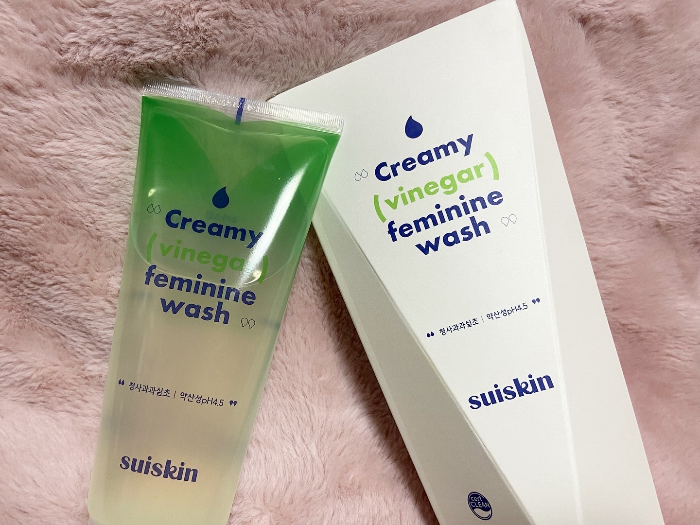 クリーミービネガーフェミニンウォッシュ/suiskin/ボディソープを使ったクチコミ（2枚目）