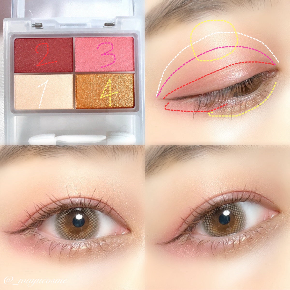 フェイスカラーパレット/チャコット・コスメティクス/アイシャドウパレットを使ったクチコミ(4枚目)