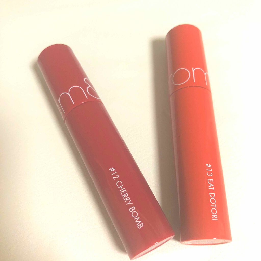 ジューシーラスティングティント/rom&nd/リップティントを使ったクチコミ（1枚目）