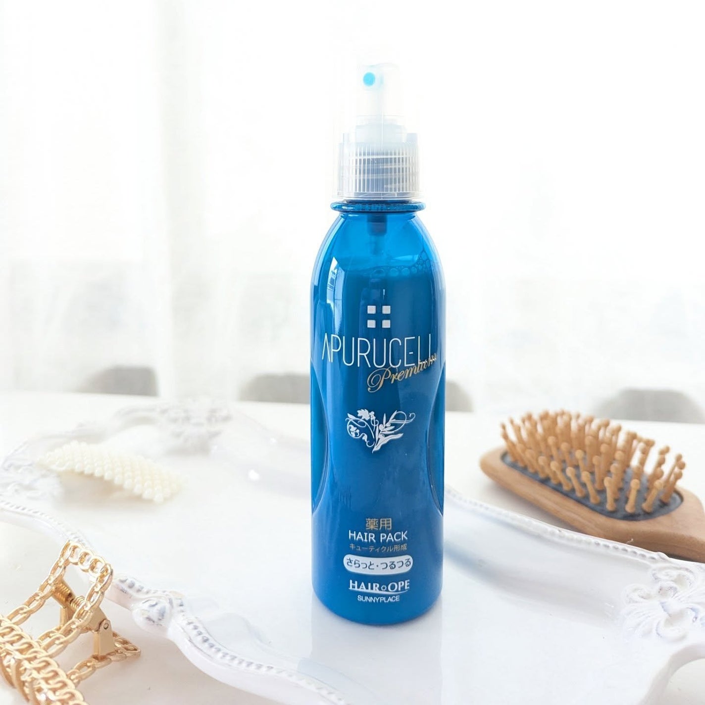 アプルセル プレミアム 薬用 CH ヘアパック さらっと・つるつる/サニープレイス/アウトバストリートメントを使ったクチコミ(4枚目)