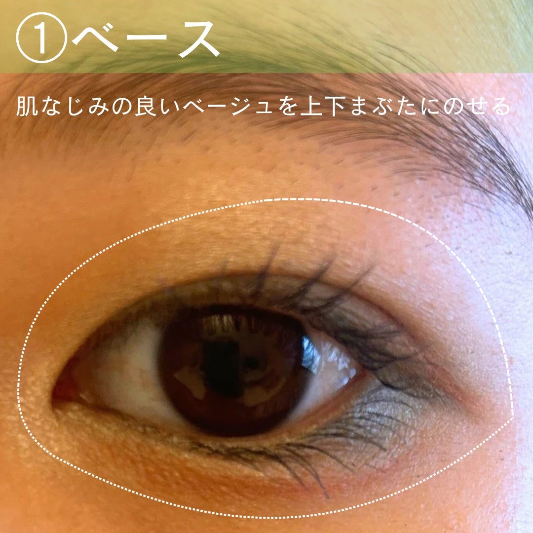 ツイン カラー アイシャドウ/ちふれ/アイシャドウパレットを使ったクチコミ(4枚目)