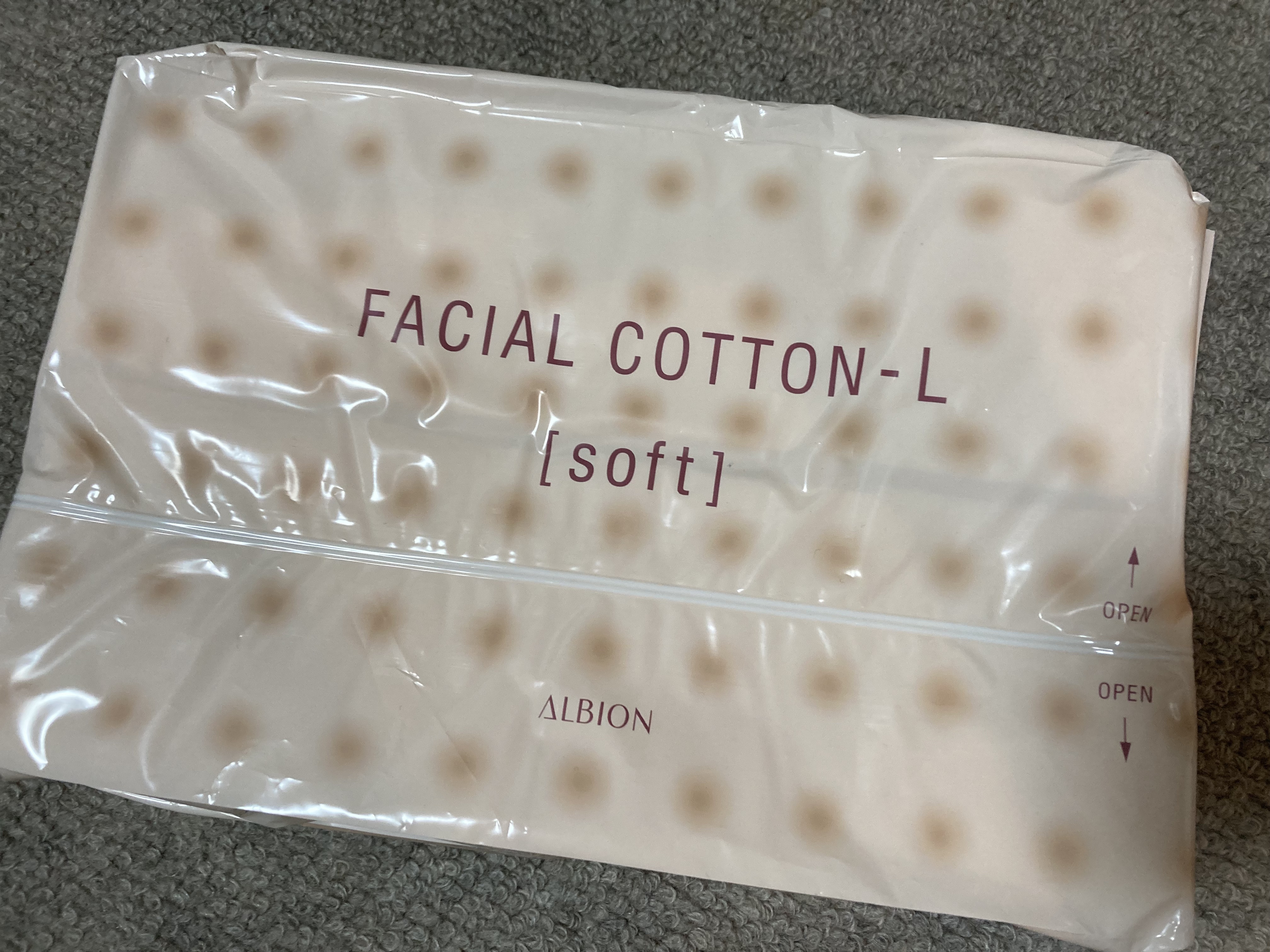 アルビオン フェイシャルコットンＬ（ソフト）/ALBION/コットンを使ったクチコミ（1枚目）