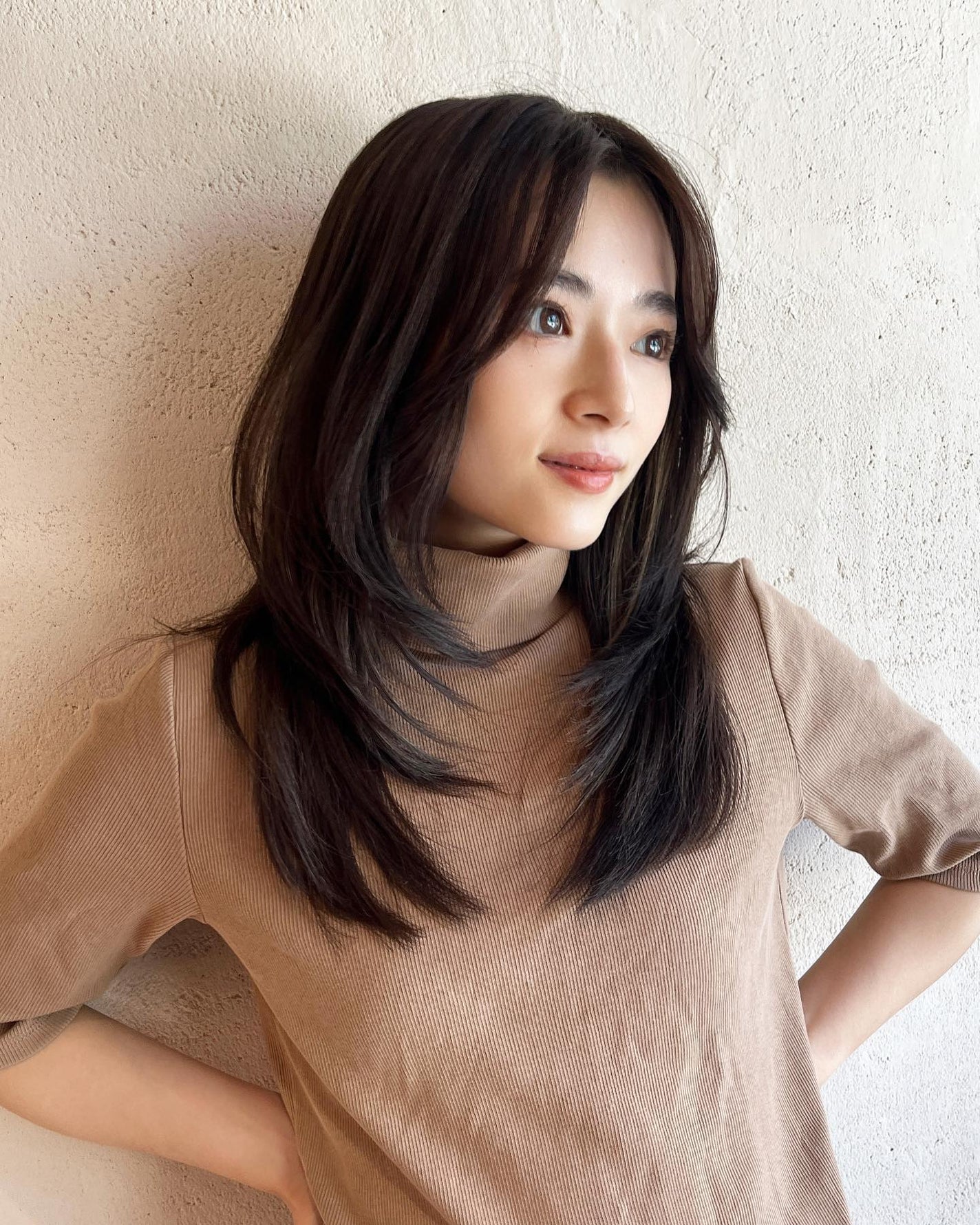 HARUNA on LIPS 「レイヤーカット💇🏼♀️ロングレイヤー❤️まとまりやすく、扱い..」(5枚目)