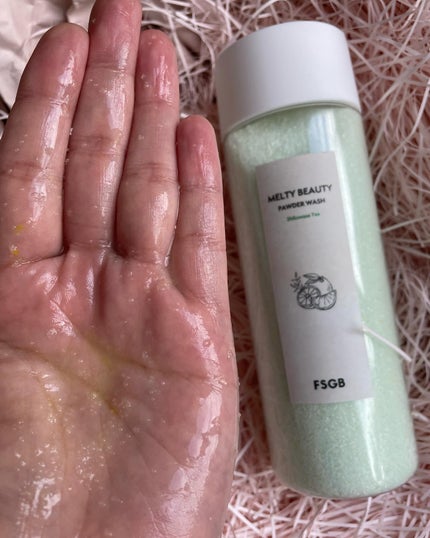 沖縄とろみ美容 パウダーウォッシュ シークヮーサーティー/FSGB/洗顔パウダーを使ったクチコミ(5枚目)