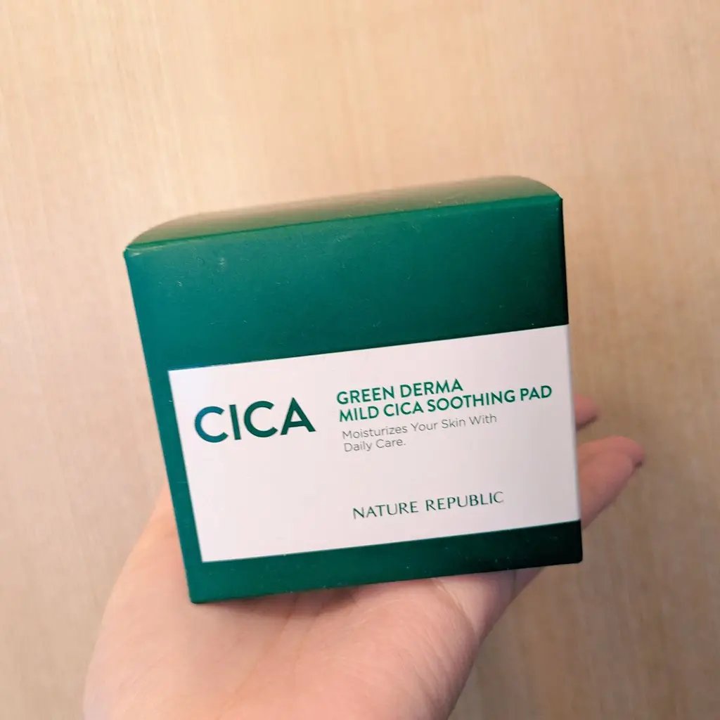 グリーンダーマCICAエッセンシャルパッド/ネイチャーリパブリック/トナーパッドを使ったクチコミ（1枚目）