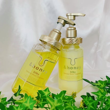 シルキー スムースモイスチャー シャンプー 1.0/ヘアトリートメント 2.0/&honey/市販シャンプーを使ったクチコミ(1枚目)
