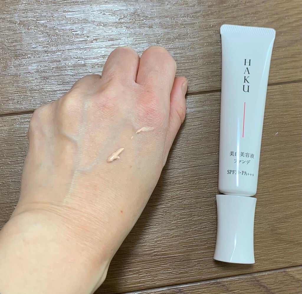 薬用 美白美容液ファンデ/HAKU/クリーム・エマルジョンファンデーションを使ったクチコミ(2枚目)