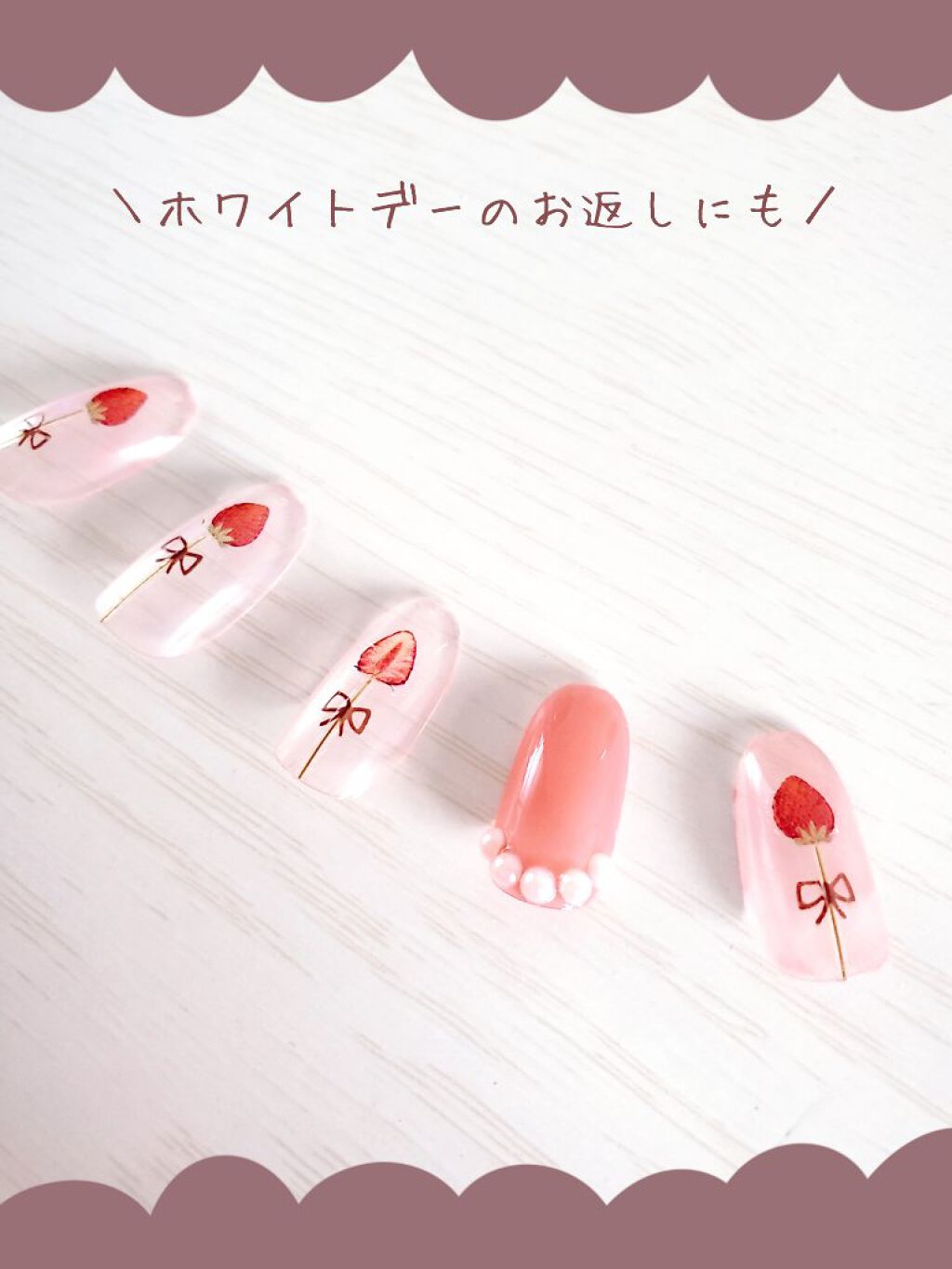 しずくネイルシール/キャンドゥ/ネイルシールを使ったクチコミ（3枚目）