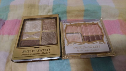 シャイニードルチェシャドウ/スウィーツ スウィーツ/アイシャドウパレットを使ったクチコミ(1枚目)