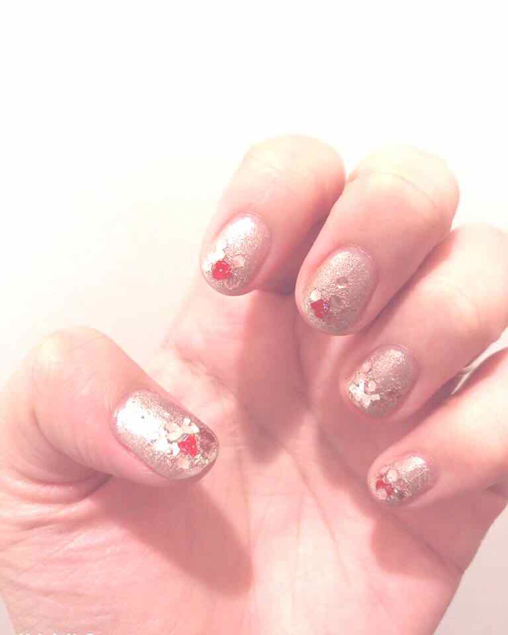 スパンコールネイルポリッシュ/IT'S DEMO/マニキュアを使ったクチコミ(3枚目)