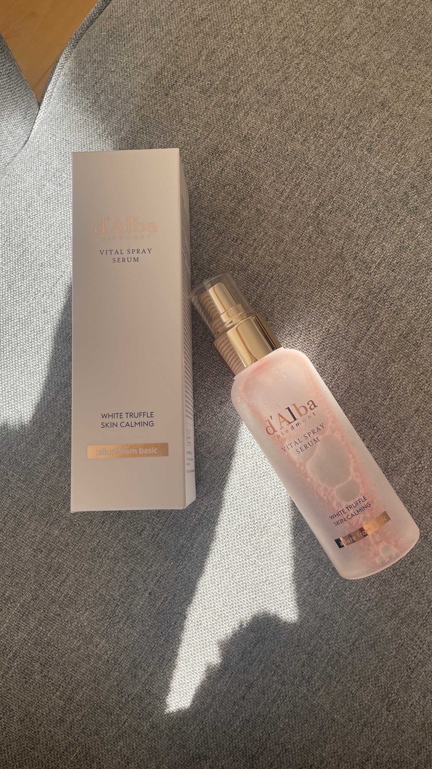 ダルバ ホワイトトリュフバイタルスプレーセラム/ダルバ/ミスト状化粧水を使ったクチコミ(1枚目)