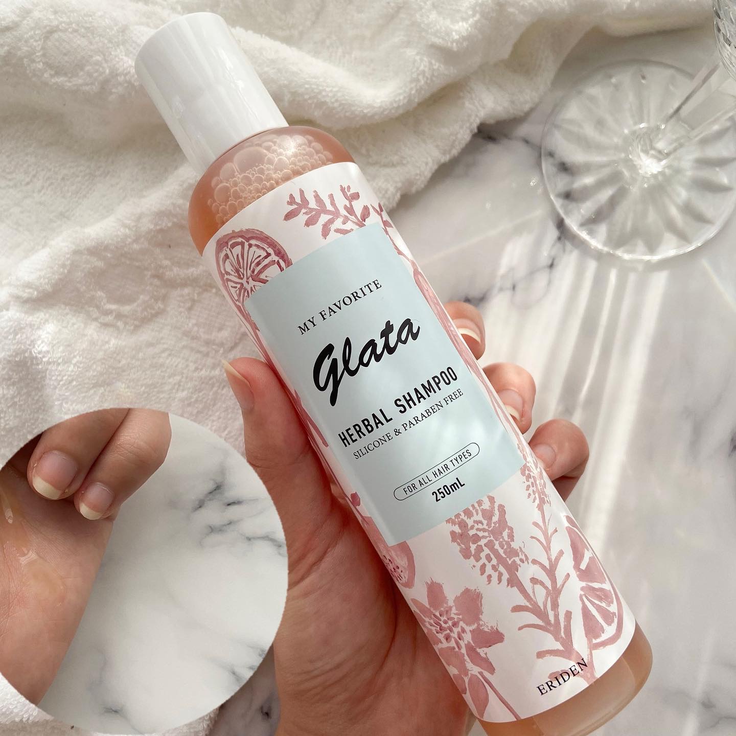 グラータ ハーバルシャンプー＆トリートメント/エリデン/シャンプー・コンディショナーを使ったクチコミ（2枚目）