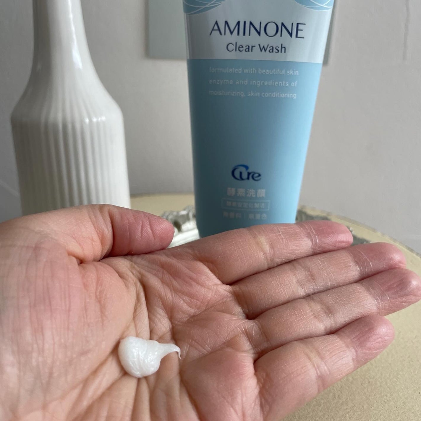 アミノネクリアウォッシュ/Cure/洗顔フォームを使ったクチコミ(3枚目)