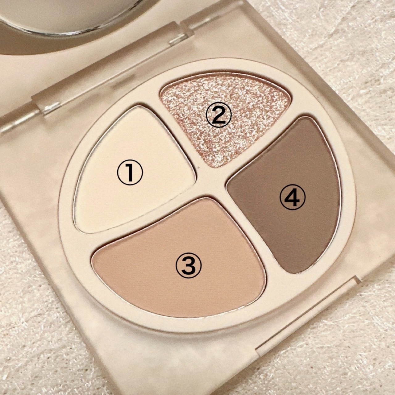 NEW NUDE スキンカラーパレット/Joocyee/アイシャドウパレットを使ったクチコミ（2枚目）