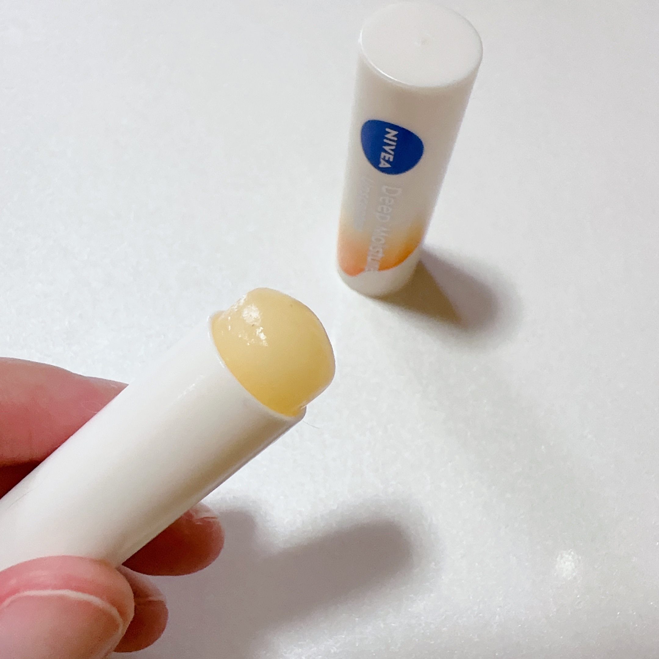 ニベア ディープモイスチャーリップ メルティタイプ/ニベア/リップクリームを使ったクチコミ（3枚目）