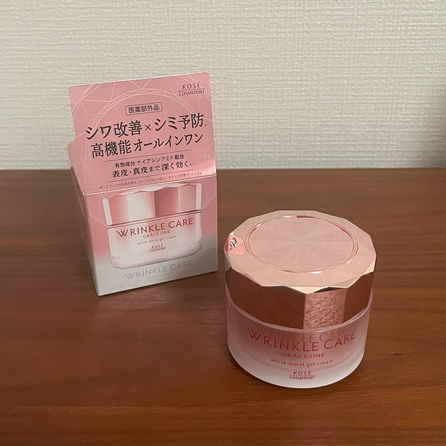 リンクルケア ホワイト モイストジェルクリーム つめかえ90g/グレイスワン/オールインワン化粧品を使ったクチコミ（1枚目）