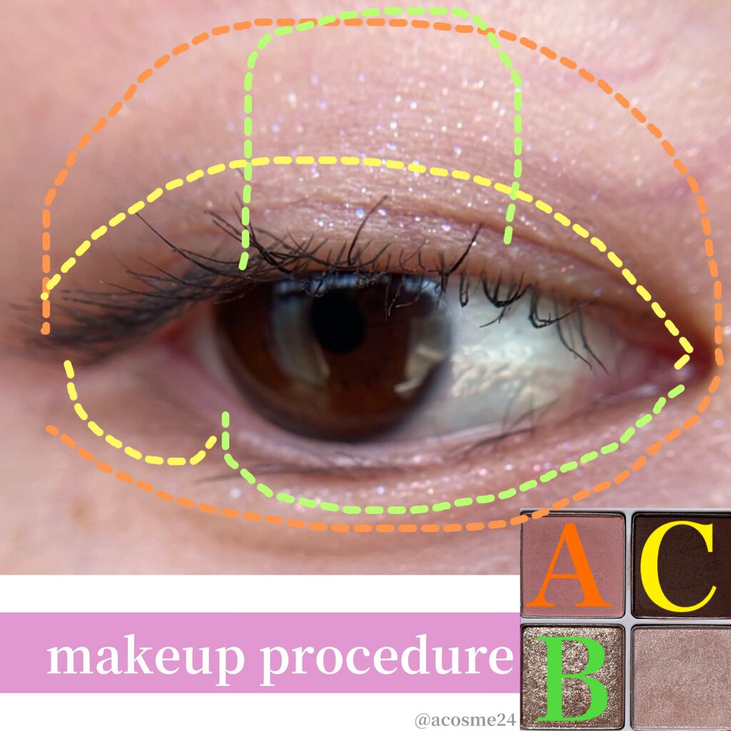 THE アイパレR/b idol/アイシャドウパレットを使ったクチコミ(2枚目)