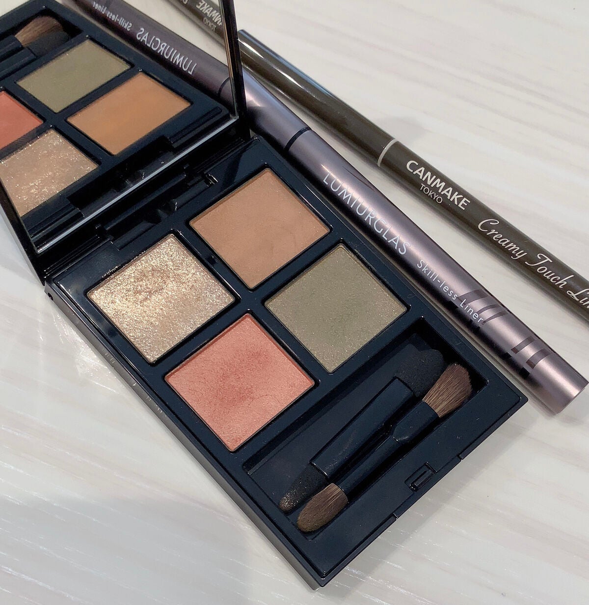 クリーミータッチライナー/キャンメイク/ジェルアイライナーを使ったクチコミ(2枚目)