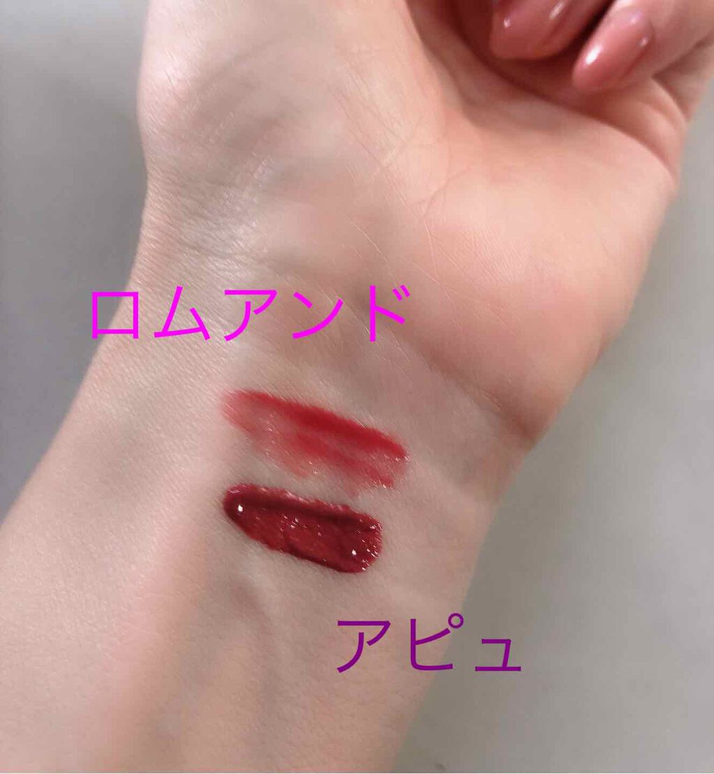 Kaori on LIPS 「新大久保の購入品🇰🇷ロムアンドの限定パッケージ&限定色✨グラス..」(2枚目)
