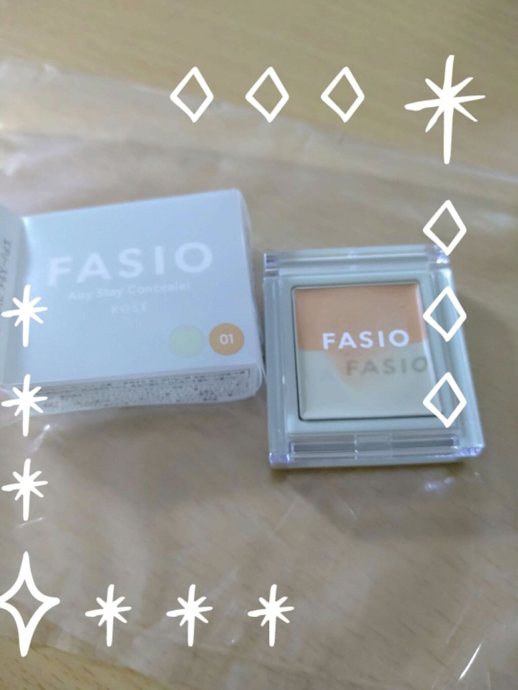 エアリーステイ コンシーラー/FASIO/パレットコンシーラーを使ったクチコミ（1枚目）