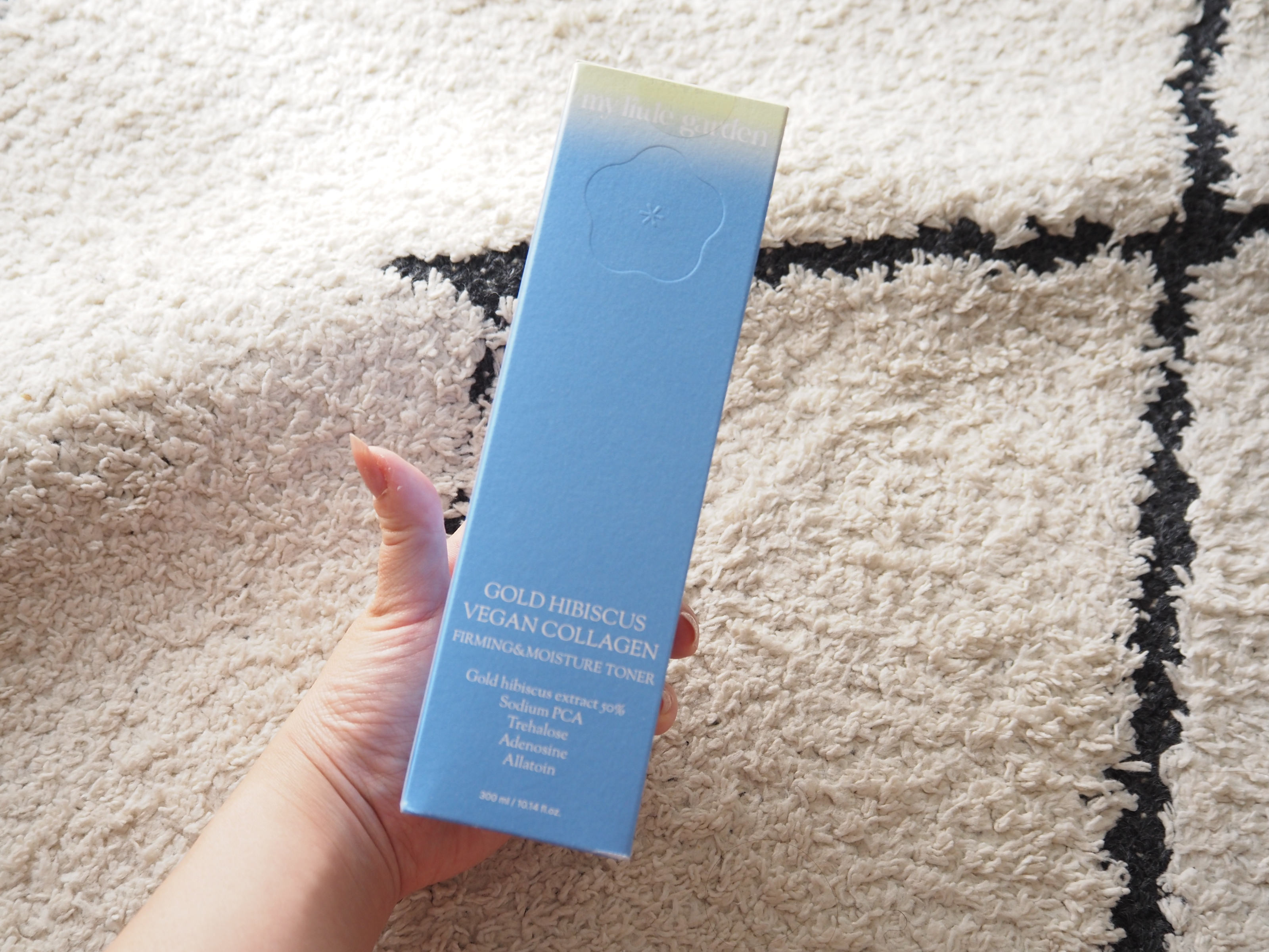 ゴールドヒビスカスヴィーガンコラーゲン弾力水分トナー/my little garden/化粧水を使ったクチコミ（2枚目）