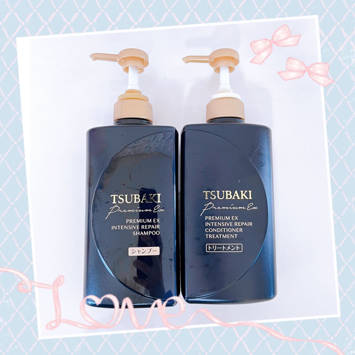 プレミアムEX インテンシブリペア <シャンプー>/コンディショナー<ヘアトリートメント> /TSUBAKI/市販シャンプーを使ったクチコミ(1枚目)