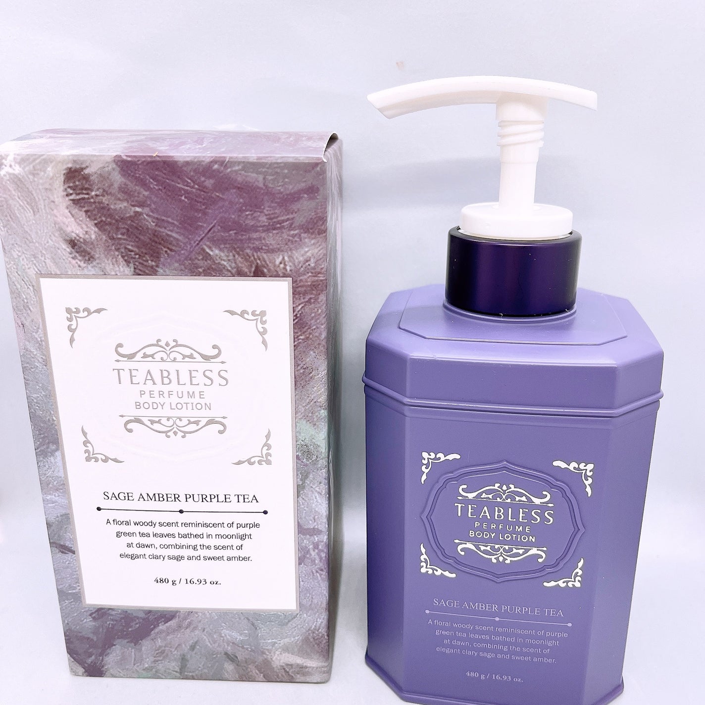 パフュームボディローション セイジアンバーパープルティー/TEABLESS/ボディローションを使ったクチコミ(1枚目)