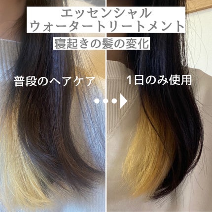 エッセンシャル プレミアム ウォータートリートメント EXスムース/エッセンシャル/アウトバストリートメントを使ったクチコミ(4枚目)