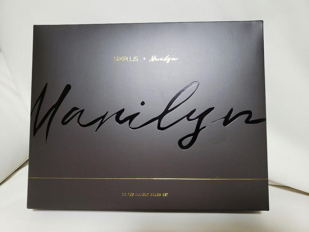 SIXPLUS X MARILYN 10本メイクアップブラシセット/SIXPLUS/メイクブラシを使ったクチコミ(2枚目)