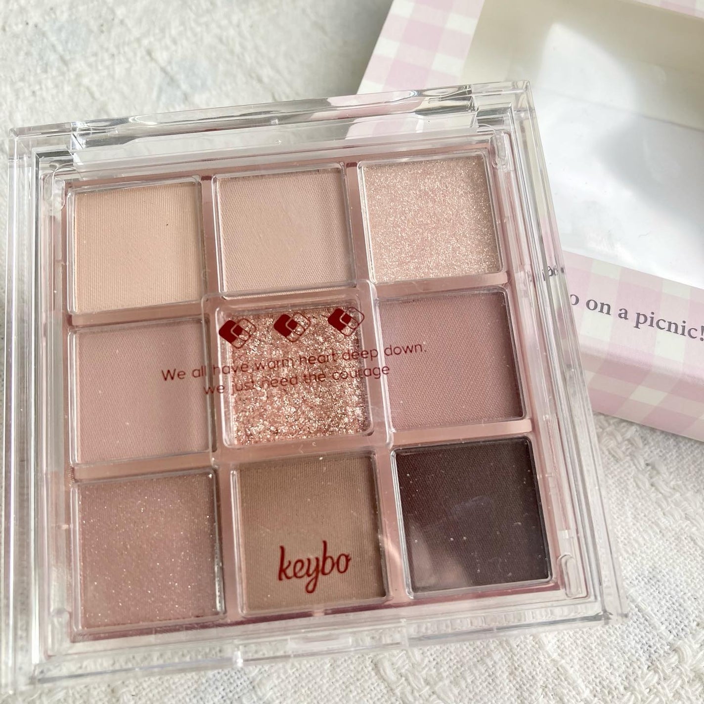 KEYBO FALL IN LOVE SHADOW PALETTE/keybo/アイシャドウパレットを使ったクチコミ(2枚目)