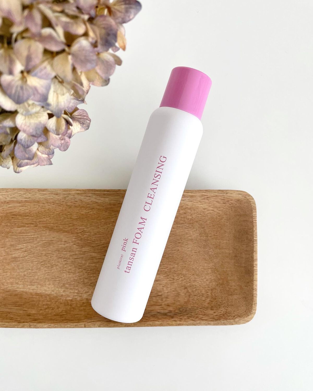 ピンク炭酸フォームクレンジング/プラスキレイ/洗顔フォームを使ったクチコミ（1枚目）
