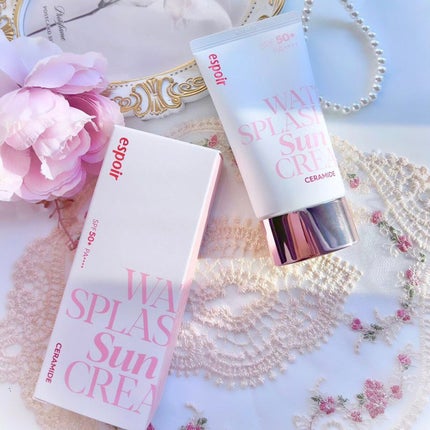 ウォータースプラッシュサンクリーム セラミド/espoir/日焼け止めクリームを使ったクチコミ(9枚目)