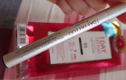 1DAY TATTOO プロキャスト ザ・アイライナー/K-パレット/リキッドアイライナーを使ったクチコミ(1枚目)