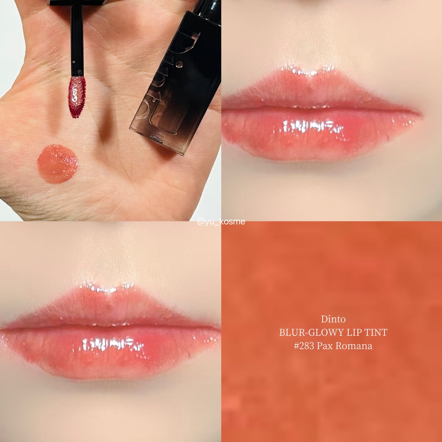 ブラーグロイリップティント/Dinto/リップティントを使ったクチコミ(5枚目)