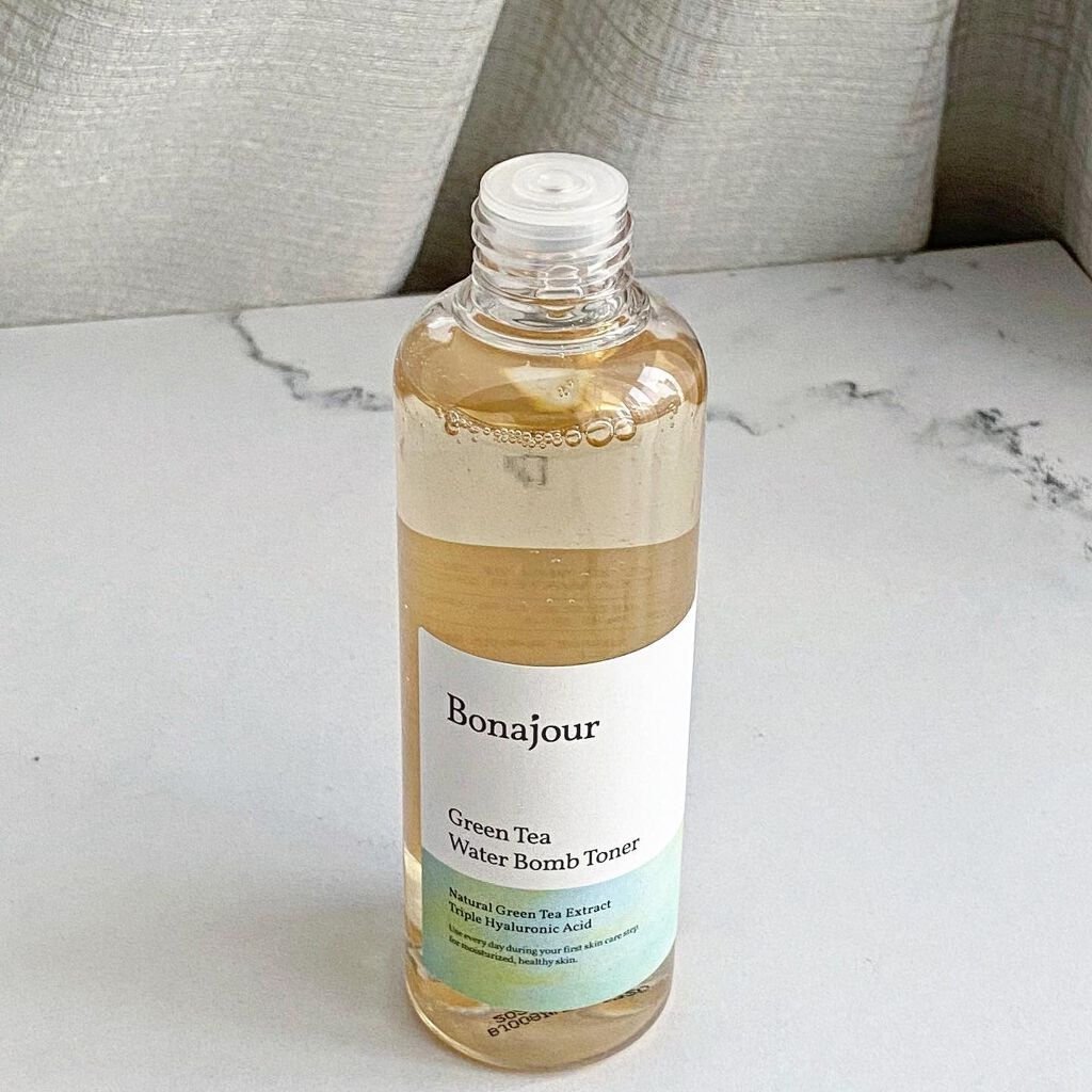 グリーンティーウォーターボム/Bonajour/フェイスクリームを使ったクチコミ（3枚目）