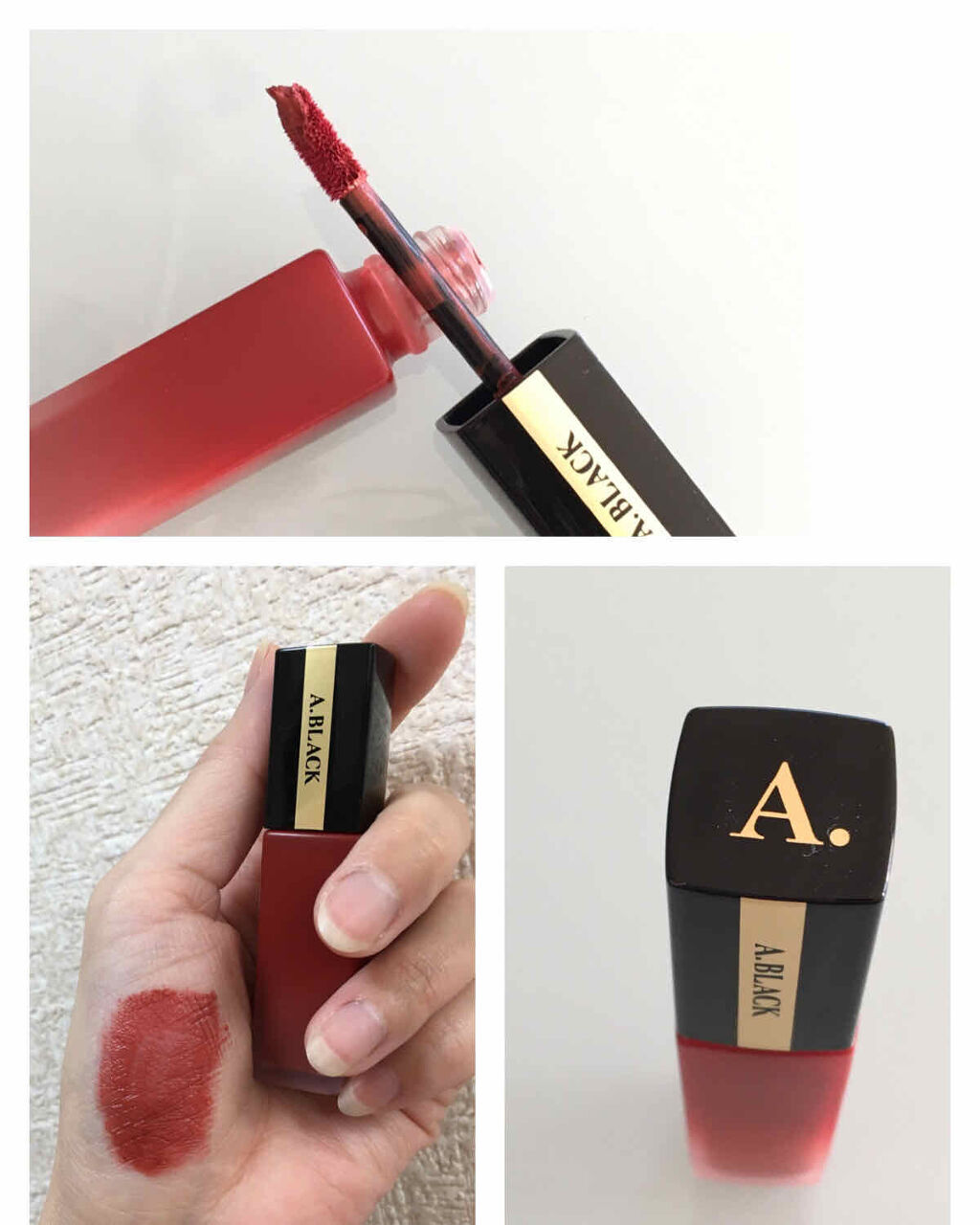 アーティスティックベルベットティント/A.BLACK/リップティントを使ったクチコミ（2枚目）