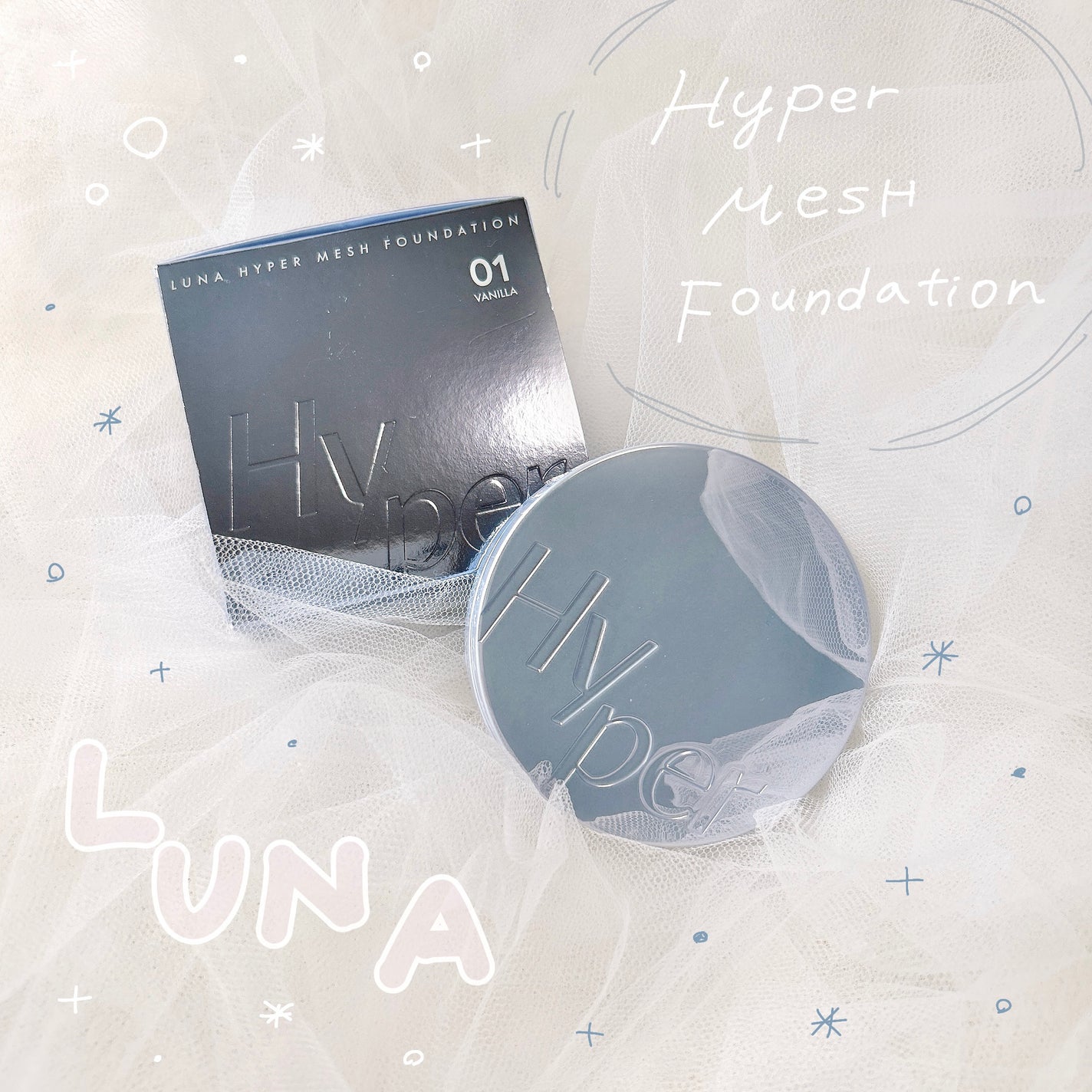 ハイパーメッシュファンデーション/LUNA/クッションファンデーションを使ったクチコミ(1枚目)