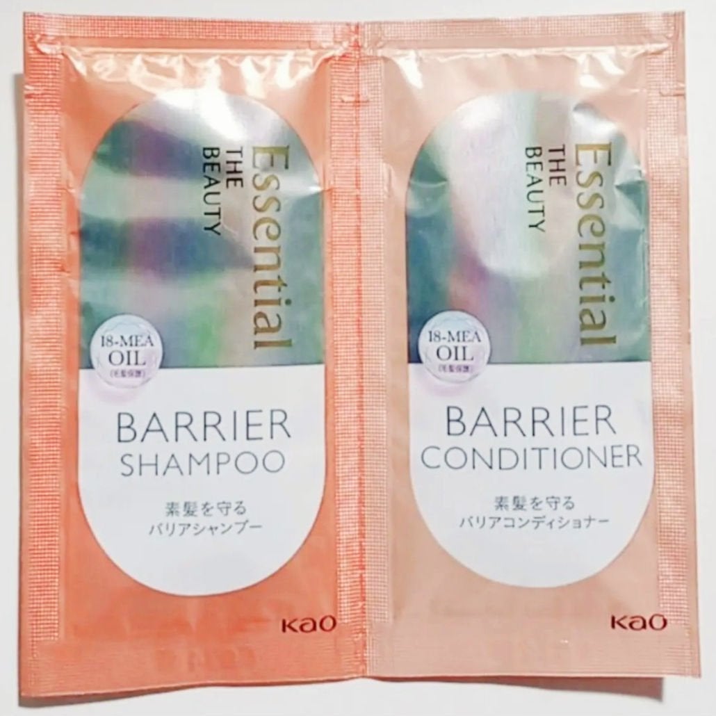 ザビューティ 髪のキメ美容素髪を守る バリアシャンプー/コンディショナー/エッセンシャル/シャンプー・コンディショナーを使ったクチコミ(1枚目)