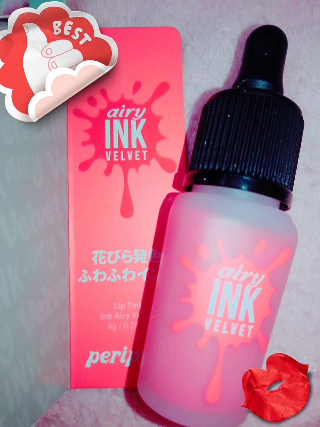インク エアリー ベルベット/PERIPERA/口紅を使ったクチコミ(1枚目)