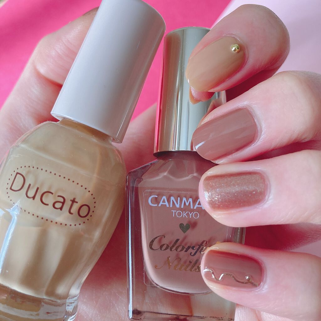 ナチュラルネイルカラーN 022 クリームマロン/デュカート/マニキュアを使ったクチコミ（1枚目）