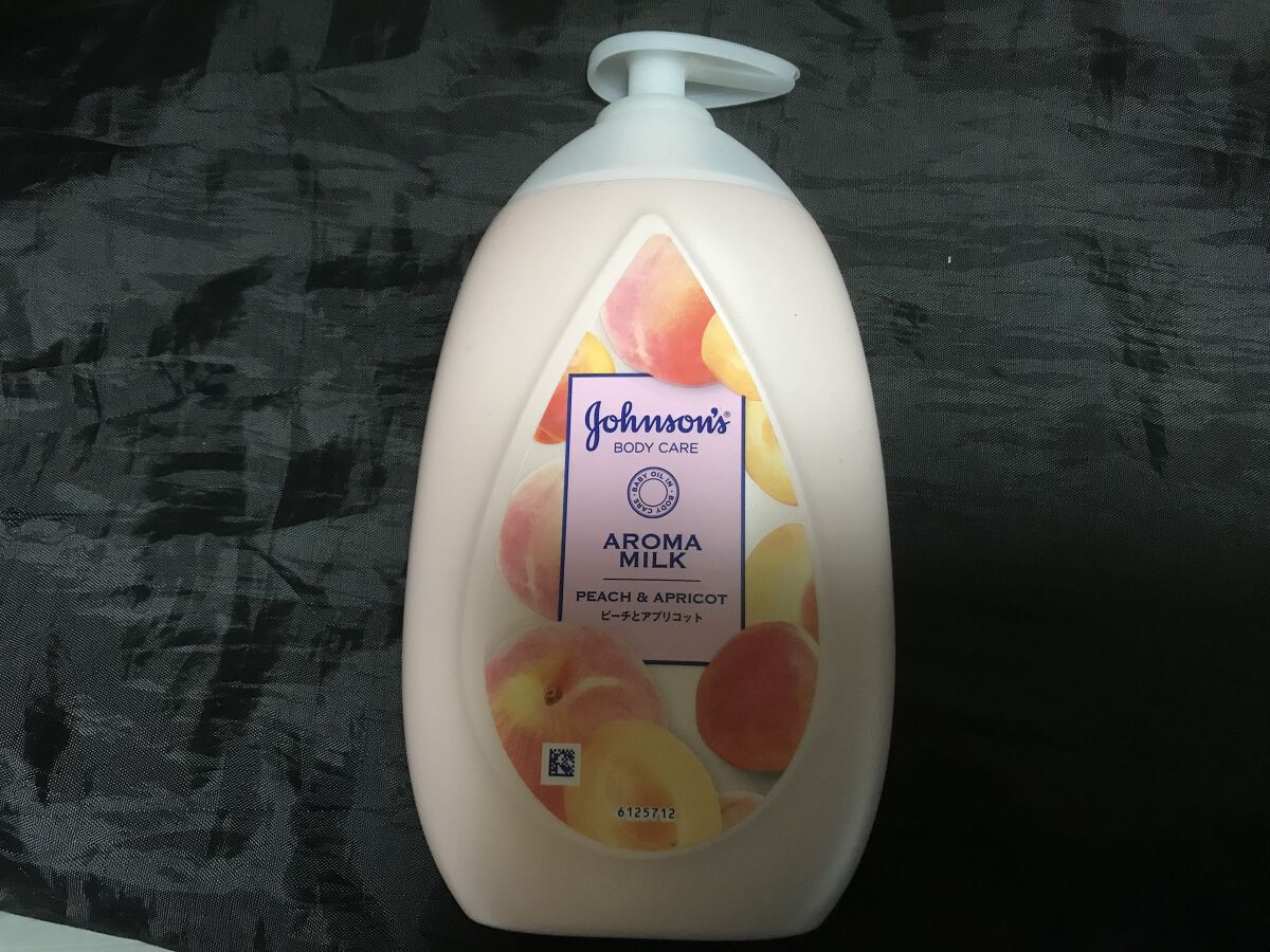 ラスティングモイスチャーアロマミルク  ピーチとアプリコットの香り/ジョンソンボディケア/ボディミルクを使ったクチコミ（1枚目）