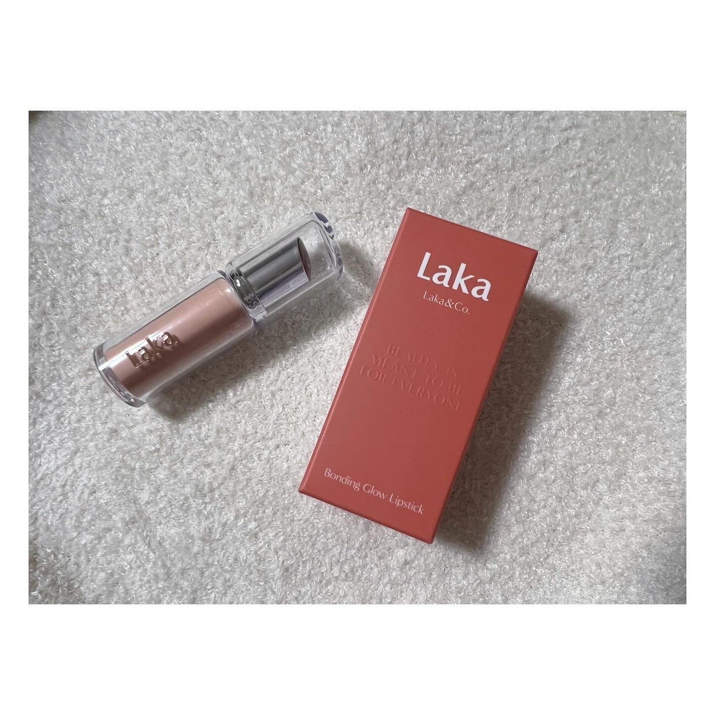 ボンディンググロウリップスティック/Laka/口紅を使ったクチコミ(1枚目)