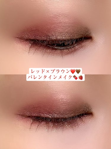 TOM FORD BEAUTY アイ カラー クォードのクチコミ「アイメイク記録✨️

バレンタインメイク🍫🍓

使用アイシャドウ

🤎
Beauty Cott.....」（1枚目）