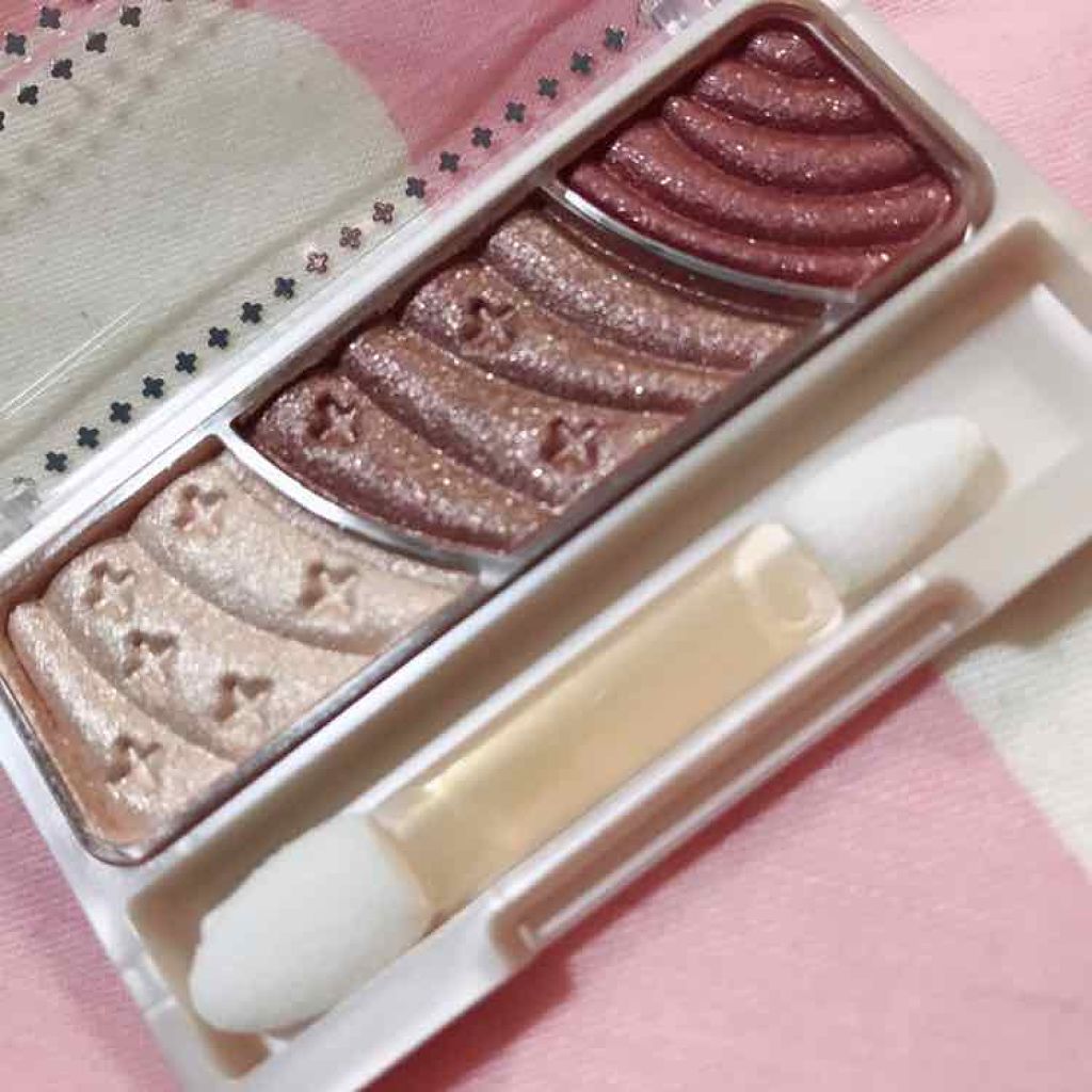 トーンアップアイシャドウ/CEZANNE/アイシャドウパレットを使ったクチコミ(3枚目)