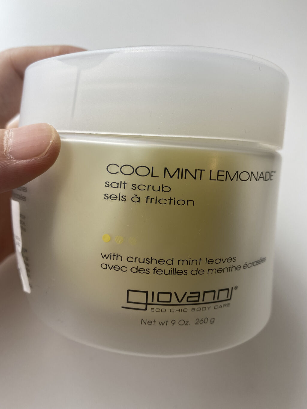 ジョヴァンニ ソルト ボディスクラブ クールミント/giovanni/ボディスクラブを使ったクチコミ（1枚目）