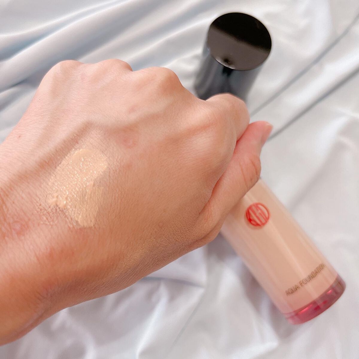 マイファンスィー アクアファンデーション 013(標準色) ピンクオークル/Koh Gen Do/リキッドファンデーションを使ったクチコミ（3枚目）