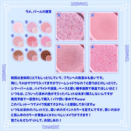 アイカラーパレット/AMUSE/アイシャドウパレットを使ったクチコミ(5枚目)