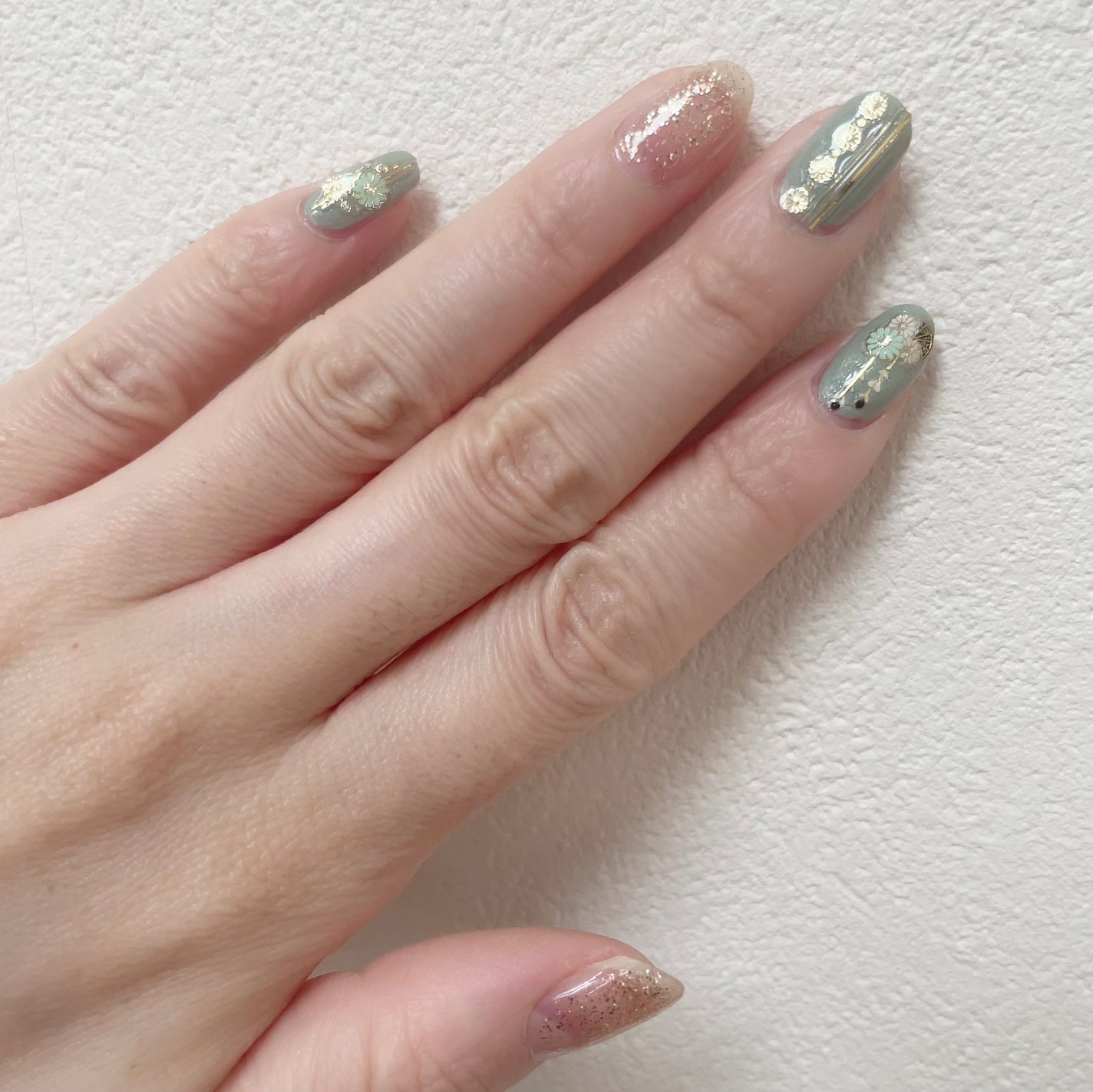 ネイルシール/セリア/ネイルシールを使ったクチコミ(5枚目)