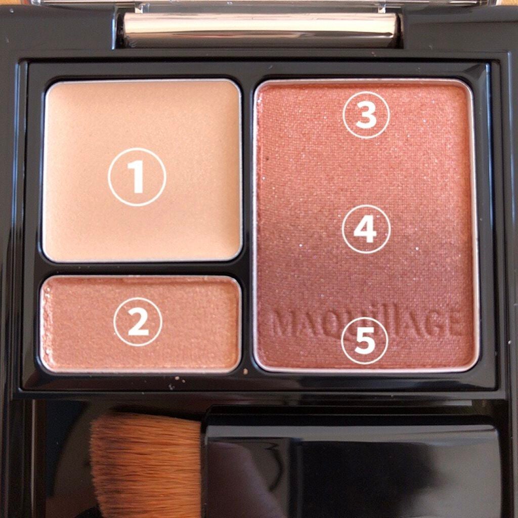 ドラマティックスタイリングアイズS/マキアージュ/アイシャドウパレットを使ったクチコミ(2枚目)